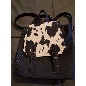 Gently Used Montana West Cow Print Mini Backpack Purse